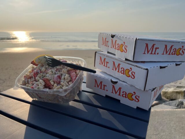 Enjoy The Day...
...And, Make It Complete With Mr. Mac's. Where Our Made-To-Order Mac Salads Are NOW 20% OFF. (Lobstah Mac Salad Pictured) 😎